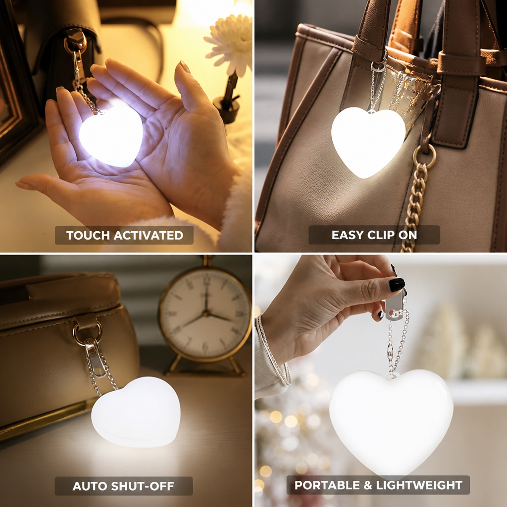 Touch-Activated Auto Shut-Off Clip-On Light