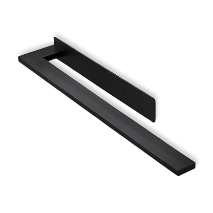 Towel Holder Adhesive No-Drill Brushed Stainless Space-Saving