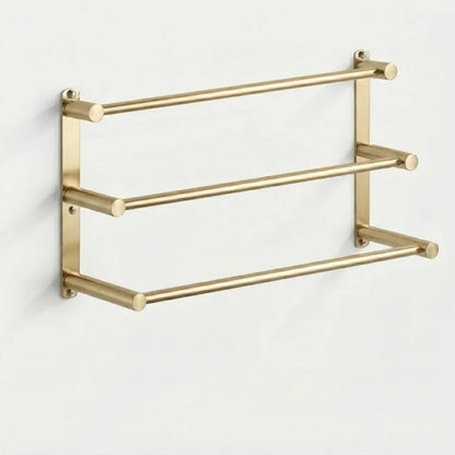 Towel Rack Wall-Mounted Stainless Steel 3 Bars