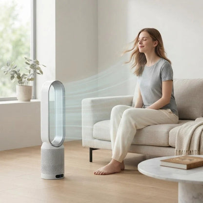 Tower Fan Bladeless Quiet 6-Speed & 90-Degree Oscillation