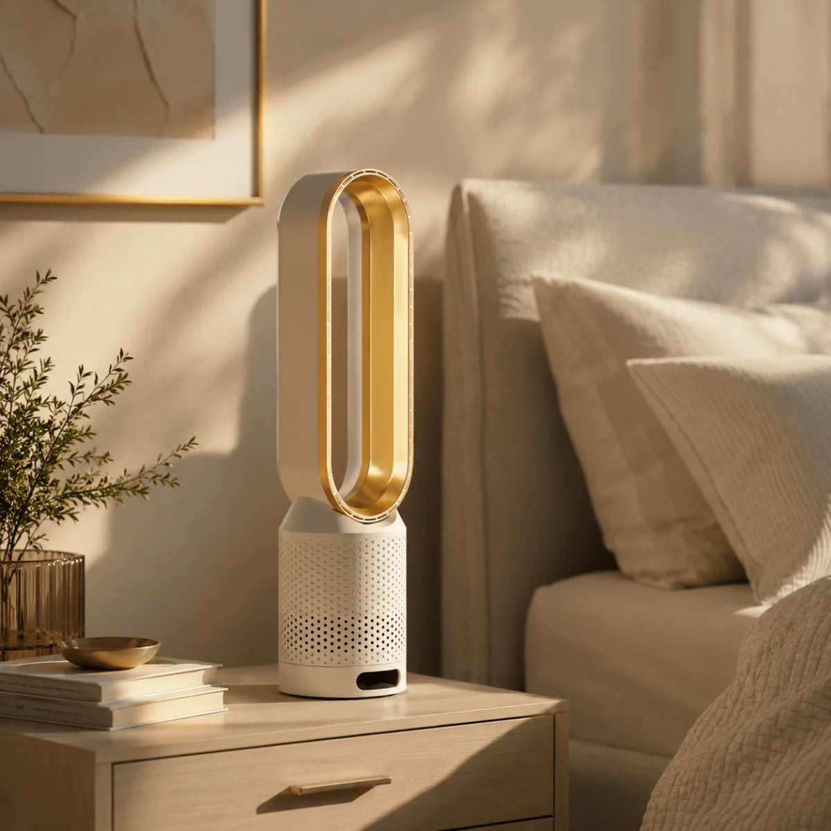 Tower Fan Bladeless Quiet 6-Speed & 90-Degree Oscillation