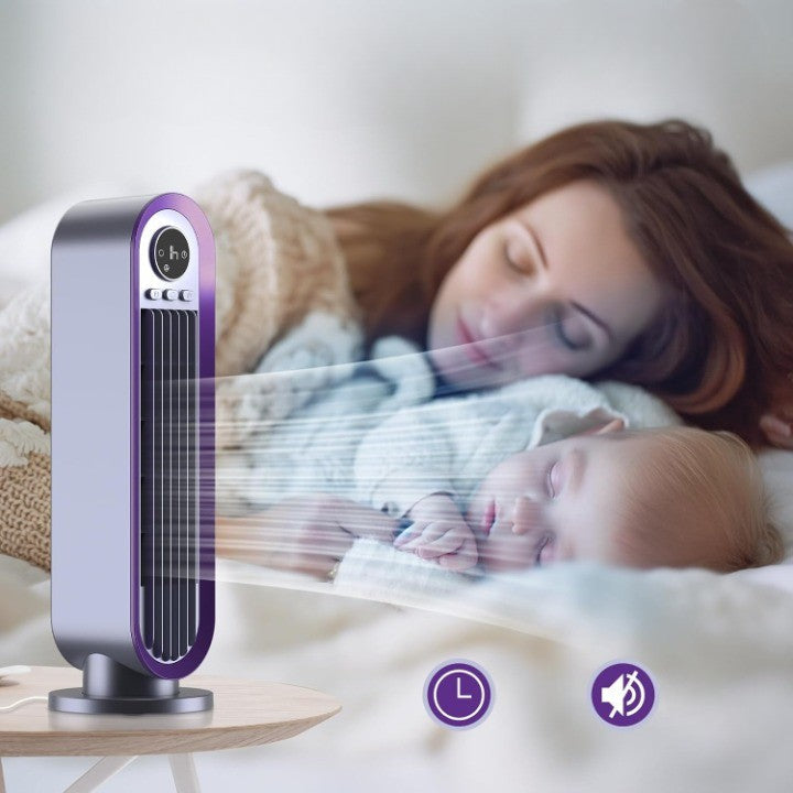 Tower Fan Whisper-Quiet USB Rechargeable Oscillating