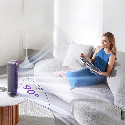 Tower Fan Whisper-Quiet USB Rechargeable Oscillating