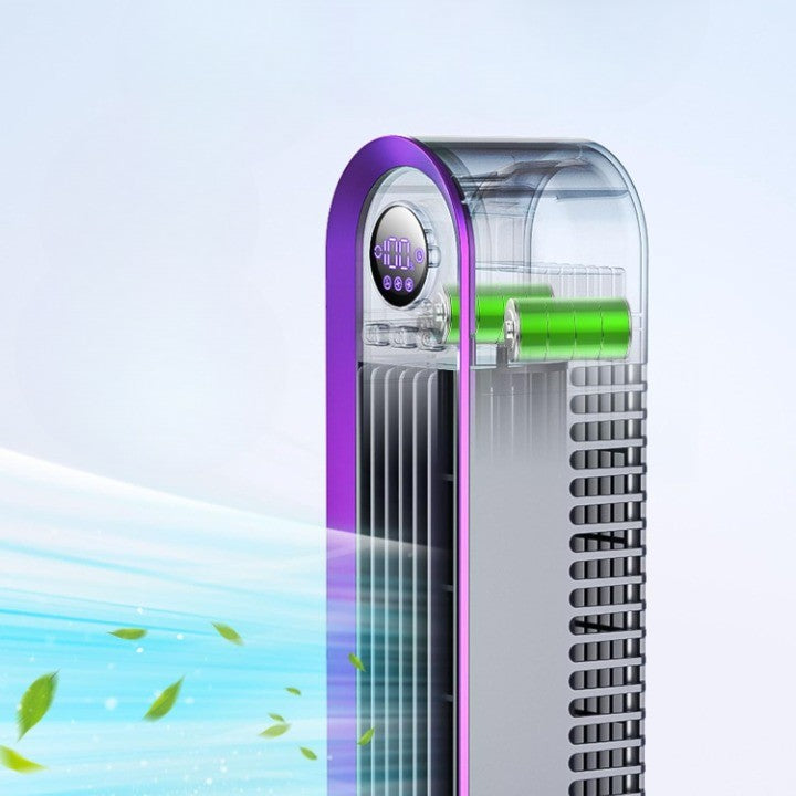 Tower Fan Whisper-Quiet USB Rechargeable Oscillating