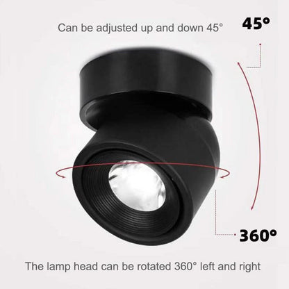 Track Spotlight Dimmable 340 Degree Rotation Selectable Color Temp