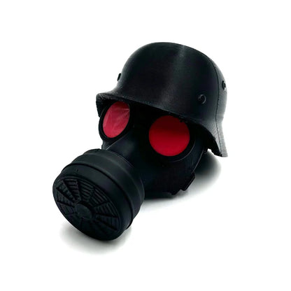 Trailer Hitch Cover Military Helmet Gas Mask Weatherproof PLA