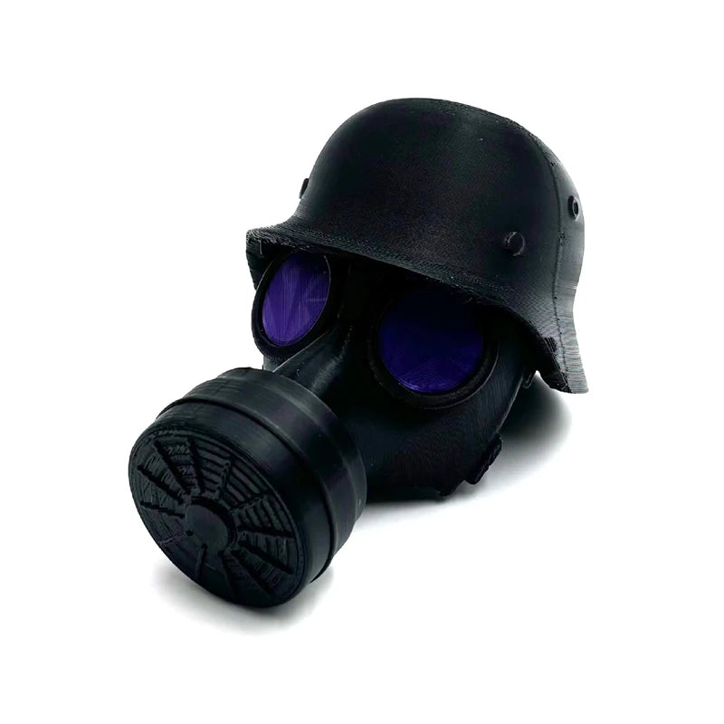 Trailer Hitch Cover Military Helmet Gas Mask Weatherproof PLA