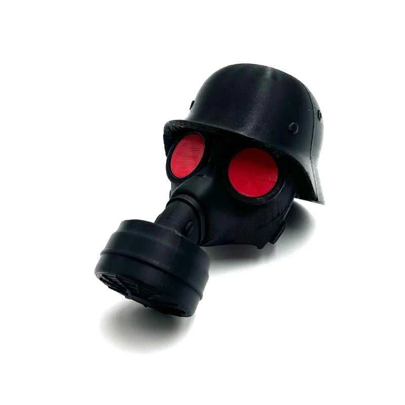 Trailer Hitch Cover Military Helmet Gas Mask Weatherproof PLA