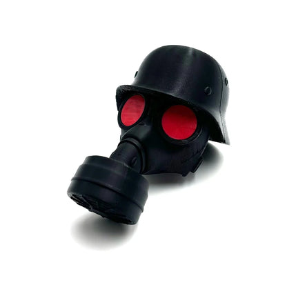 Trailer Hitch Cover Military Helmet Gas Mask Weatherproof PLA