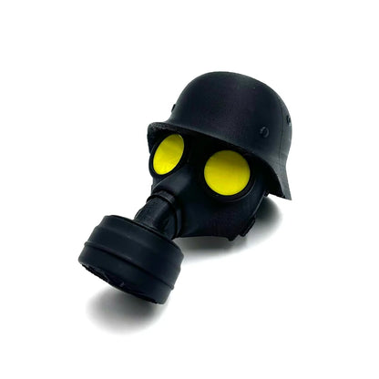 Trailer Hitch Cover Military Helmet Gas Mask Weatherproof PLA