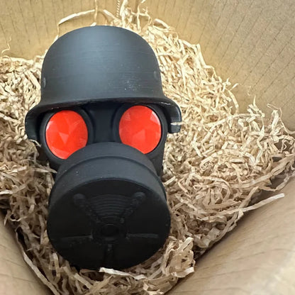 Trailer Hitch Cover Military Helmet Gas Mask Weatherproof PLA