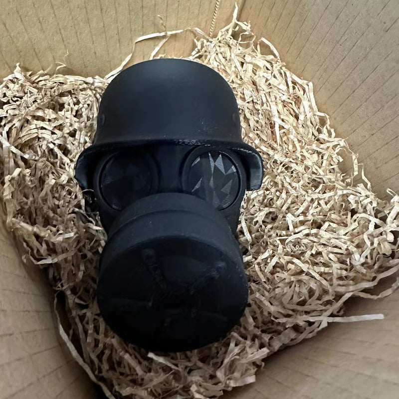 Trailer Hitch Cover Military Helmet Gas Mask Weatherproof PLA