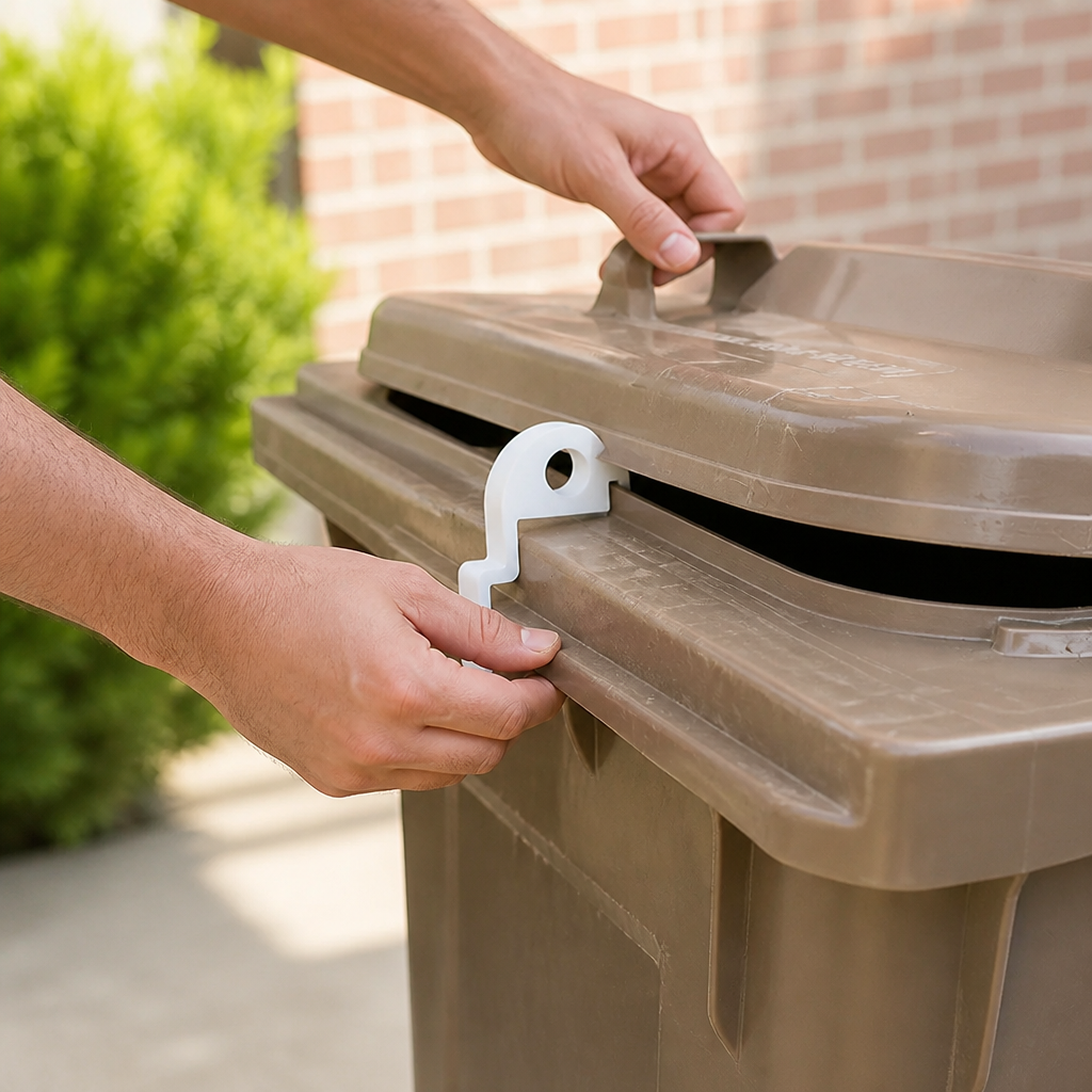Trash Can Vent Clips Improved Airflow Set of 2