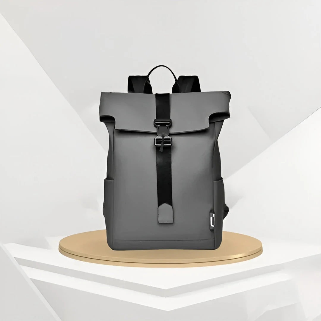 Travel Backpack Water-Repellent Oxford USB Charging Fits 15.6-Inch Laptop