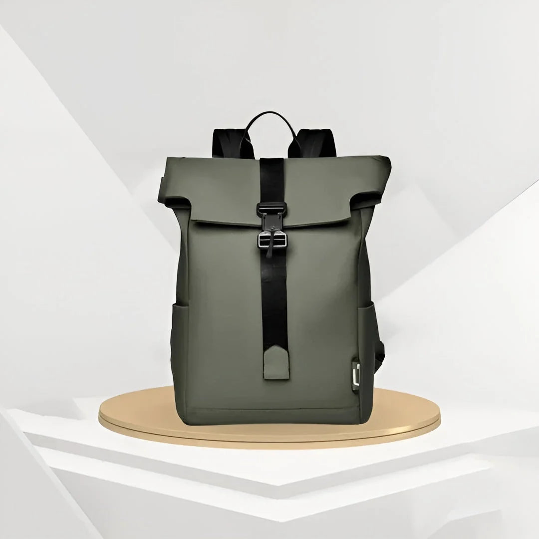 Travel Backpack Water-Repellent Oxford USB Charging Fits 15.6-Inch Laptop
