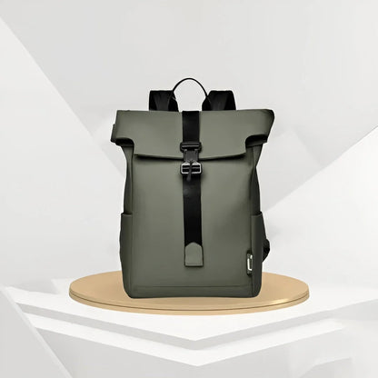 Travel Backpack Water-Repellent Oxford USB Charging Fits 15.6-Inch Laptop