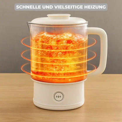 Travel Electric Kettle Foldable Double-Walled Stainless Steel 800ml