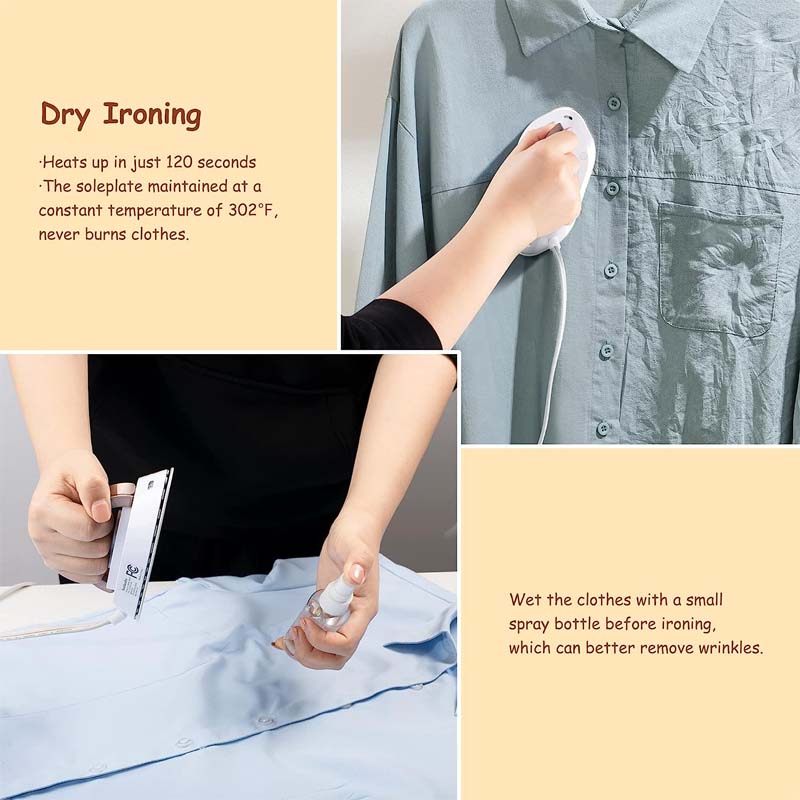 Travel Iron Compact Fast-Heat Dual Voltage