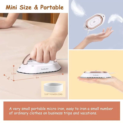 Travel Iron Compact Fast-Heat Dual Voltage