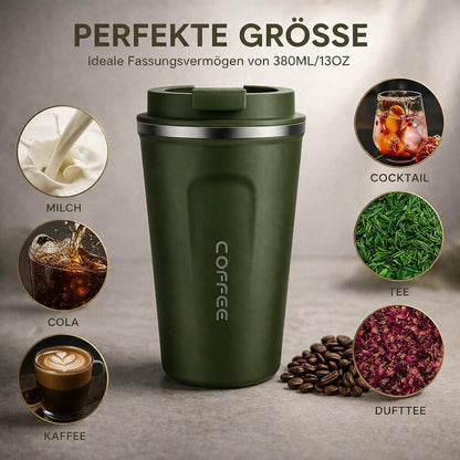 Travel Mug Digital Temp Lid Leak-Proof Vacuum-Insulated