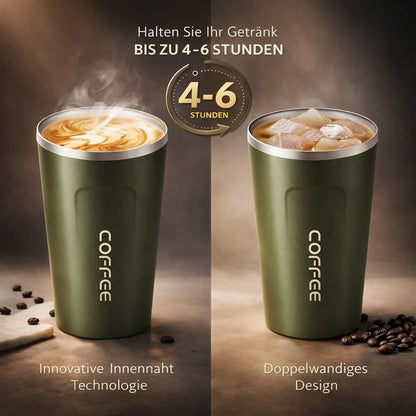 Travel Mug Digital Temp Lid Leak-Proof Vacuum-Insulated