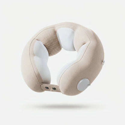 Travel Neck Pillow Built-In Pump & Adjustable Firmness