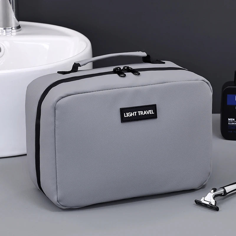 Travel Toiletry Bag Waterproof Hanging Hook & Pockets