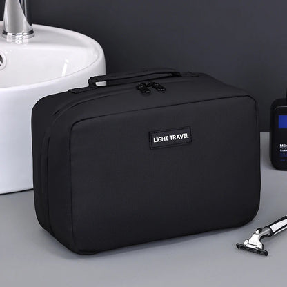 Travel Toiletry Bag Waterproof Hanging Hook & Pockets