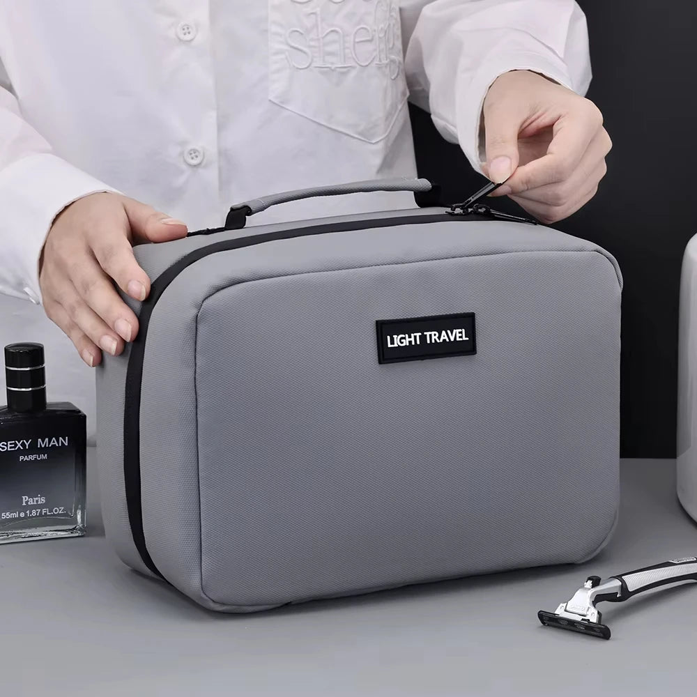 Travel Toiletry Bag Waterproof Hanging Hook & Pockets