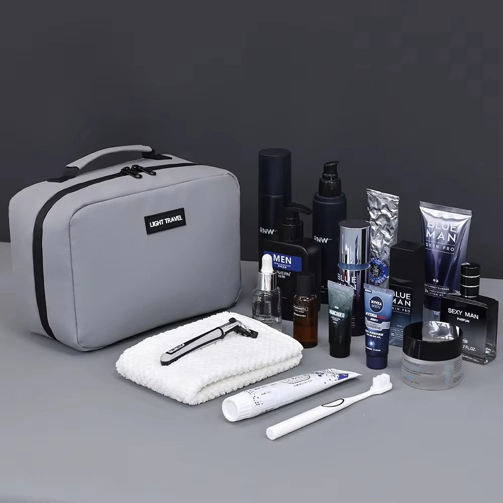 Travel Toiletry Bag Waterproof Hanging Hook & Pockets