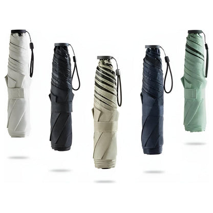 Travel Umbrella Carbon Fiber Windproof UV & Water Repellent