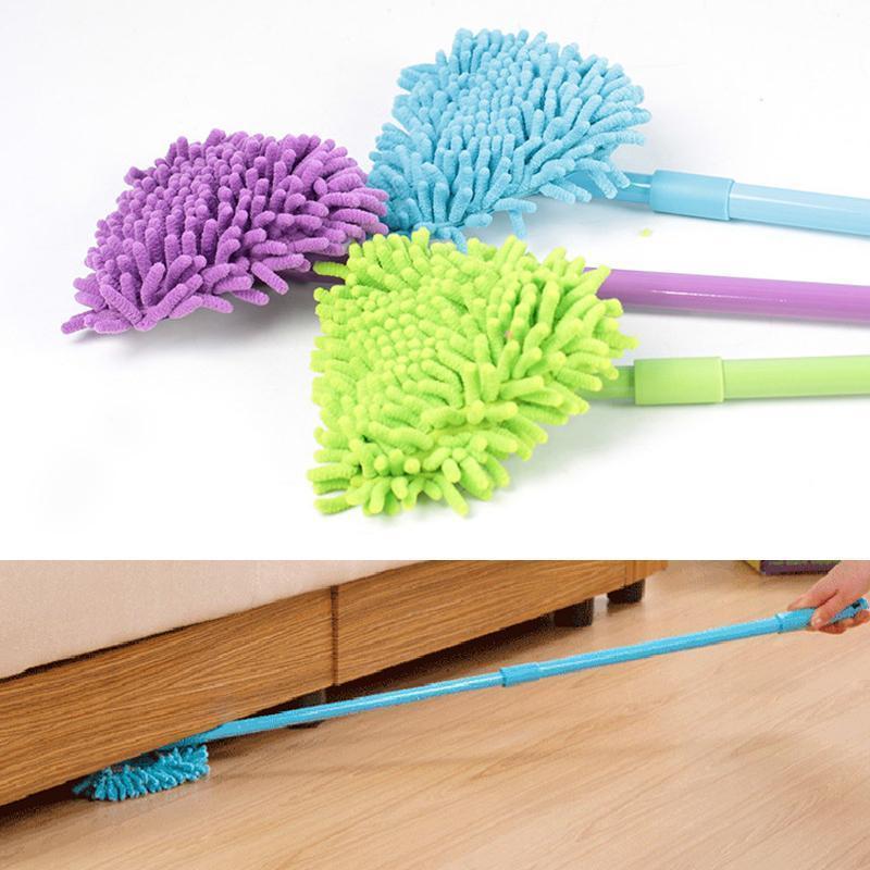Triangle Floor Mop 180 Degree Rotating Head Chenille Pad
