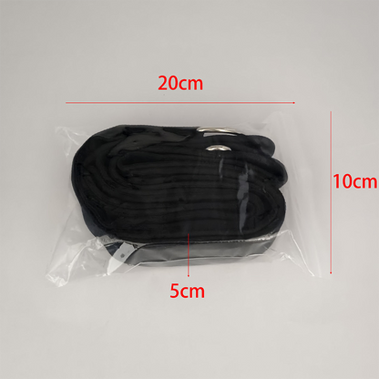 Tricep Rope Reinforced Steel D-Ring Ergonomic Non-Slip Handles