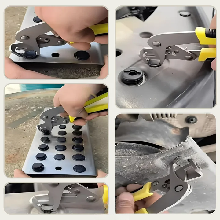 Trim Clip Pliers Stainless Steel Jaws & Non-Slip Handle