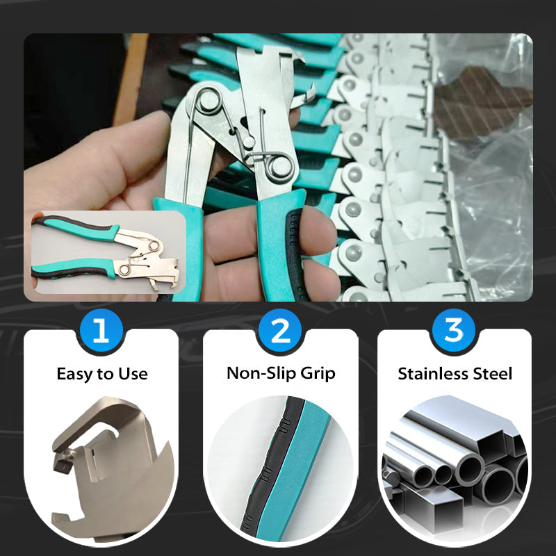 Trim Removal Pliers Scratch-Free Stainless Steel & Non-Slip Handle