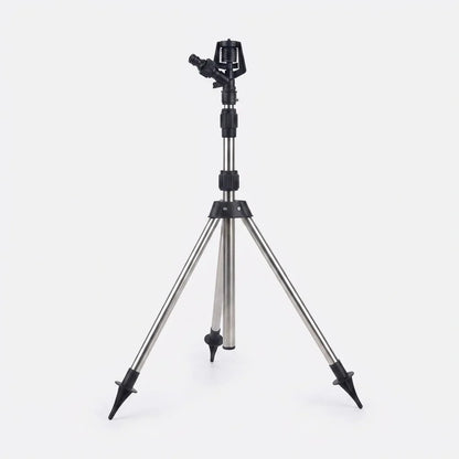 Tripod Sprinkler 360 Degree Rotating Height-Adjustable Stainless Steel