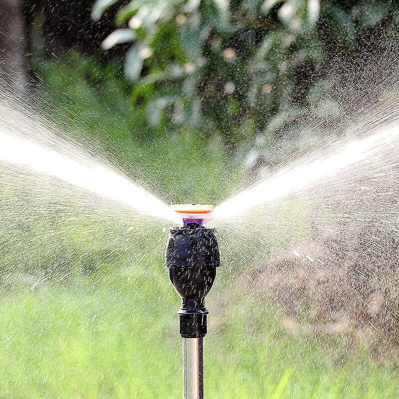 Tripod Sprinkler 360 Degree Rotating Height-Adjustable Stainless Steel