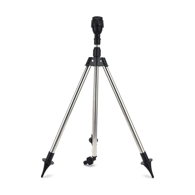 Tripod Sprinkler 360 Degree Rotating Height-Adjustable Stainless Steel