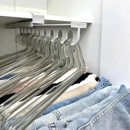 Trouser Rail Extendable Smooth Sliding Aluminum Holds 10 Garments