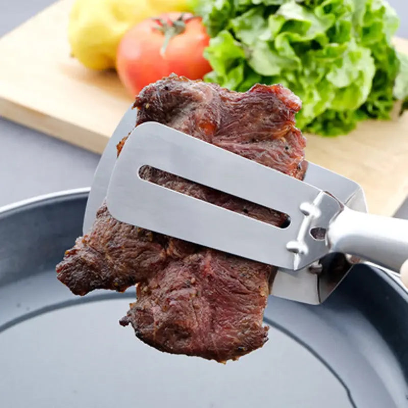 Turner & Tongs 2-in-1 Stainless Steel Slotted Head