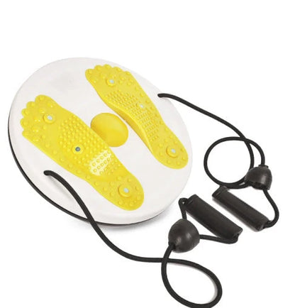 Twist Board Non-Slip Textured Surface With Resistance Bands