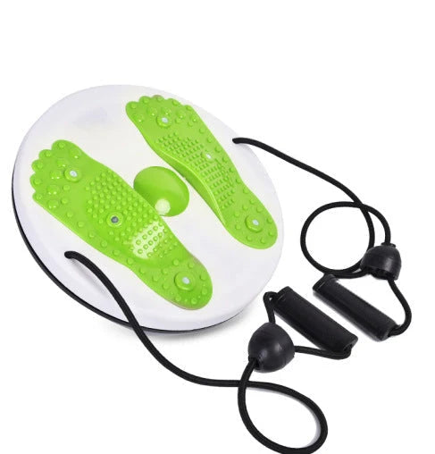 Twist Board Non-Slip Textured Surface With Resistance Bands
