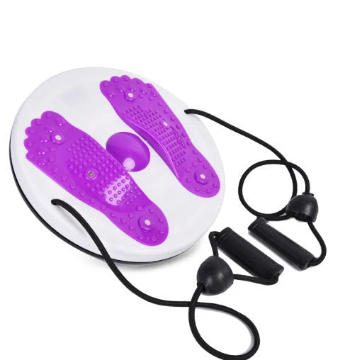 Twist Board Non-Slip Textured Surface With Resistance Bands