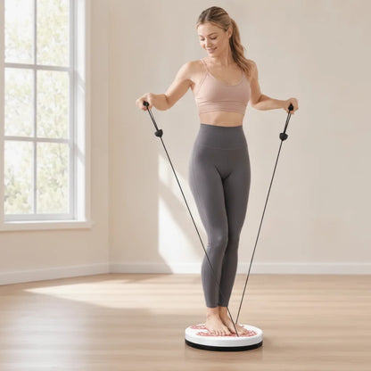 Twist Board Non-Slip Textured Surface With Resistance Bands