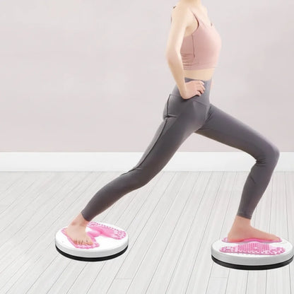 Twist Board Non-Slip Textured Surface With Resistance Bands