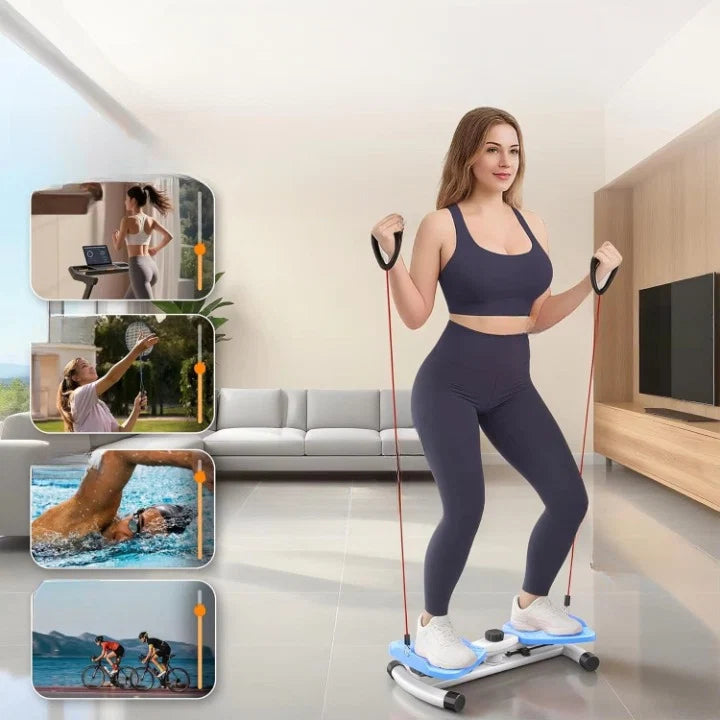 Twister Platform Rotating Non-Slip Surface Adjustable Bands