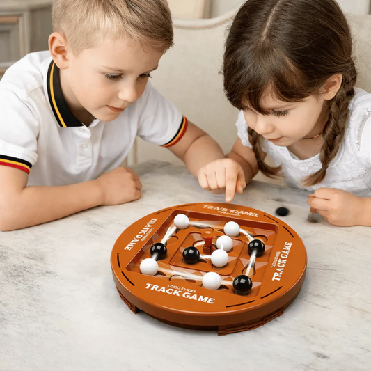 Two-Player Board Game 10-Min Marble Strategy
