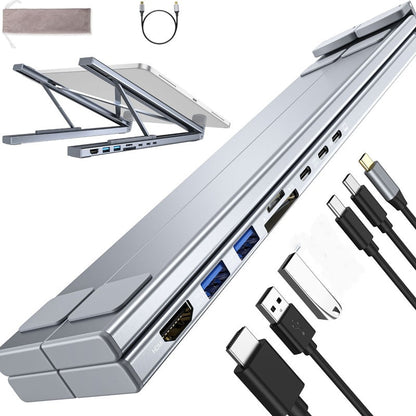 USB-C Docking Station Ergonomic Laptop Stand 4K HDMI