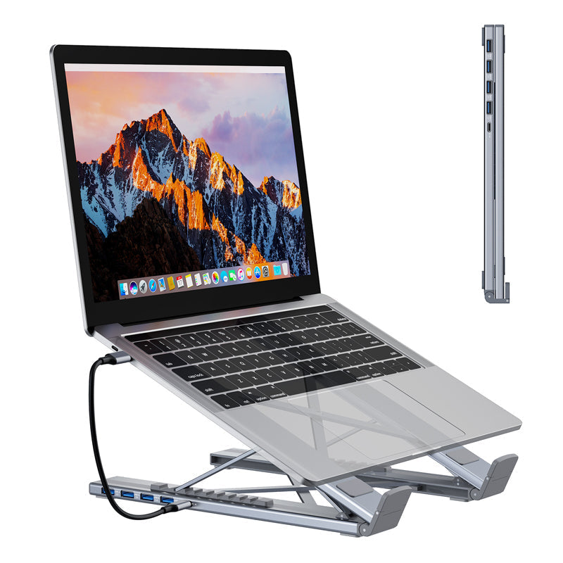 USB-C Docking Station Ergonomic Laptop Stand 4K HDMI