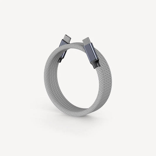 USB Cable Magnetic Spiral 100W Fast Charging